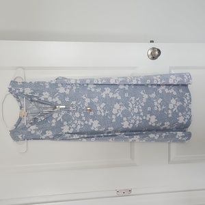 Michael kors pretty swing dress with gold zipper